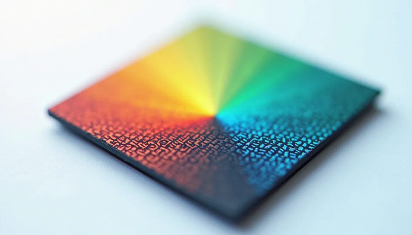Détail technique du capteur d'appareil photo montrant la grille de pixels RGB utilisée en photographie en couleur