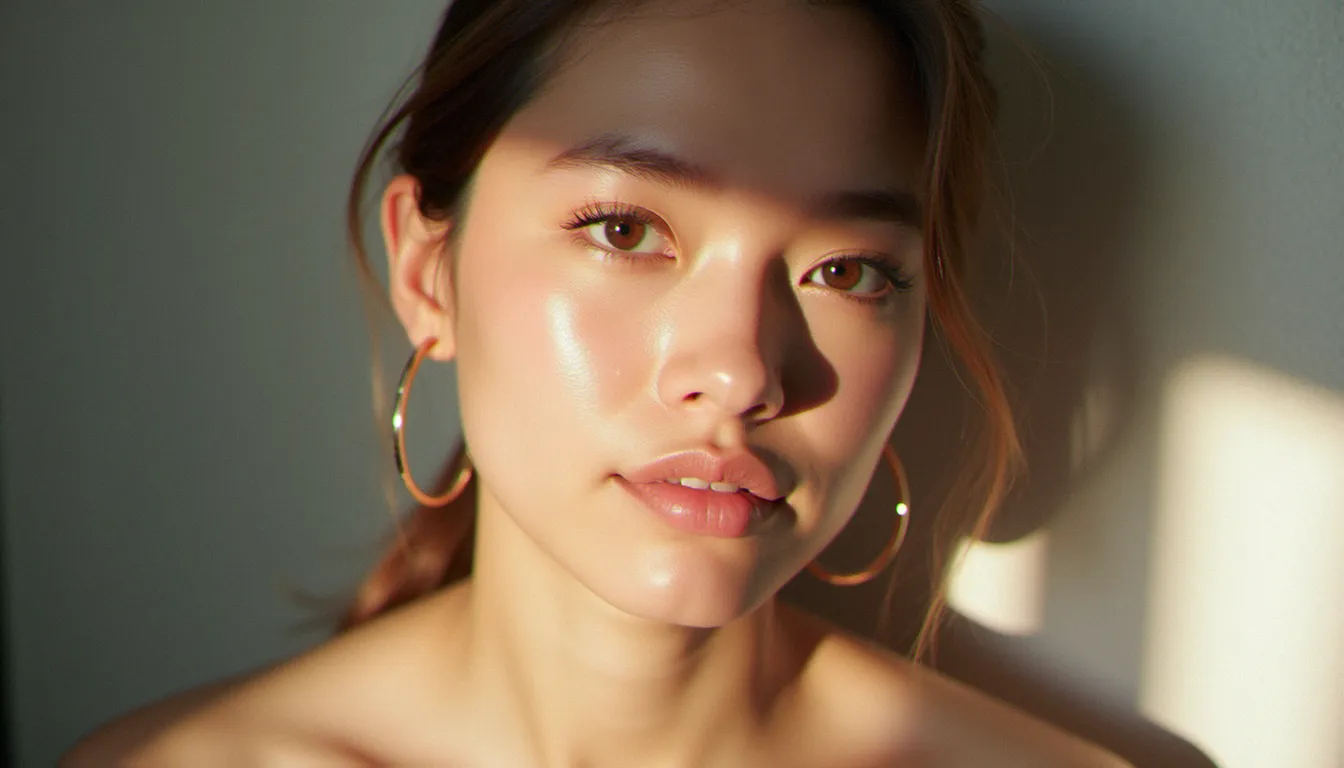 Portrait d'une personne éclairée par une lumière douce de fenêtre, avec un mur blanc qui déboûche les ombres du visage